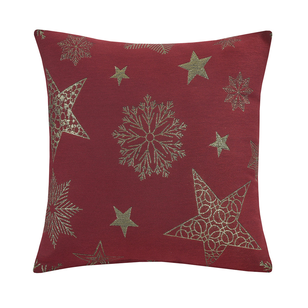 Seasonal Xmas Christmas Holiday Glamours Pattern Decorative Accent Throw Pillow Cover