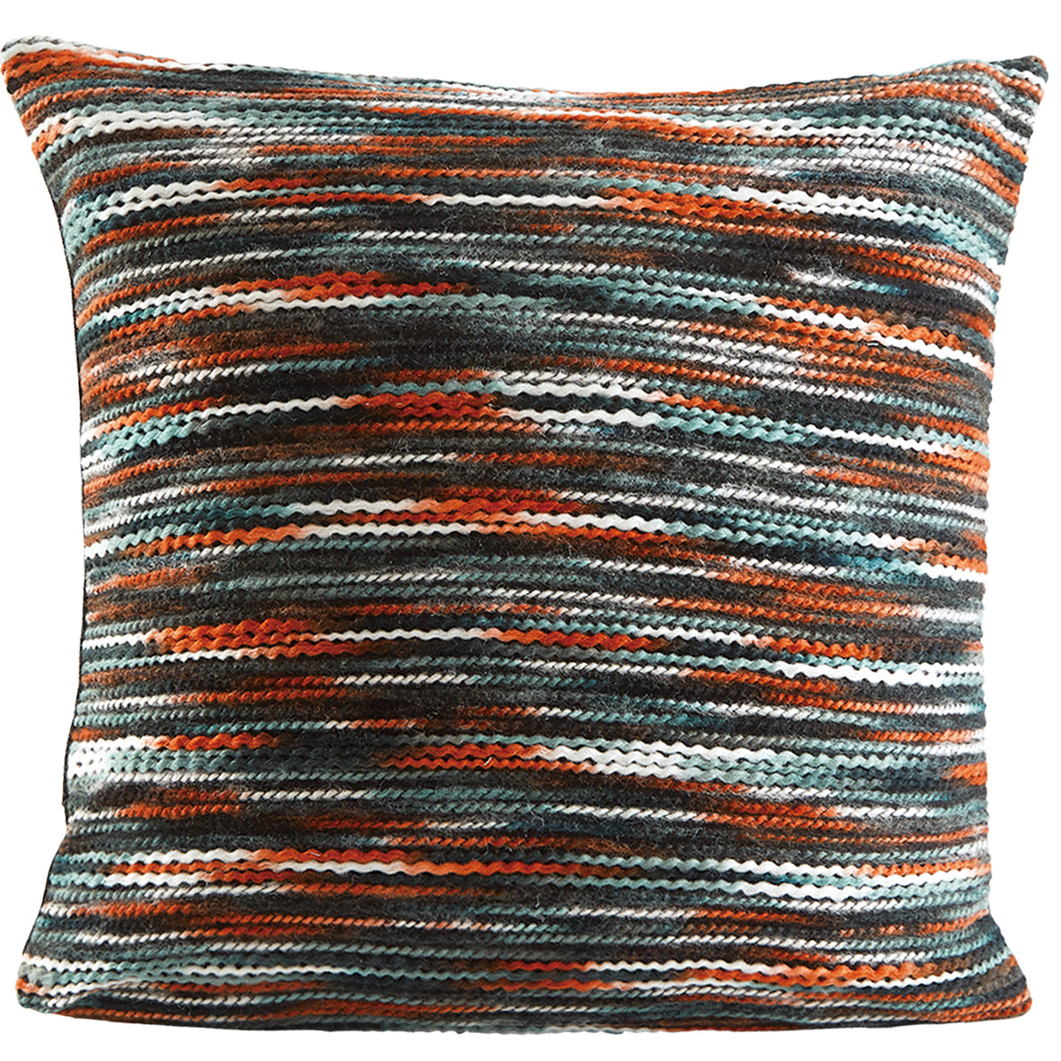 Chenille Accentuation Exotic Stripes Pattern Decorative Accent Throw Pillow Cover