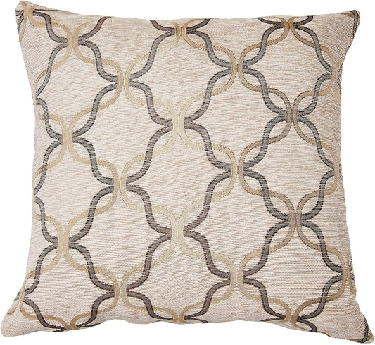 Signature Chenille Diamond pattern Decorative Throw Pillow Cover