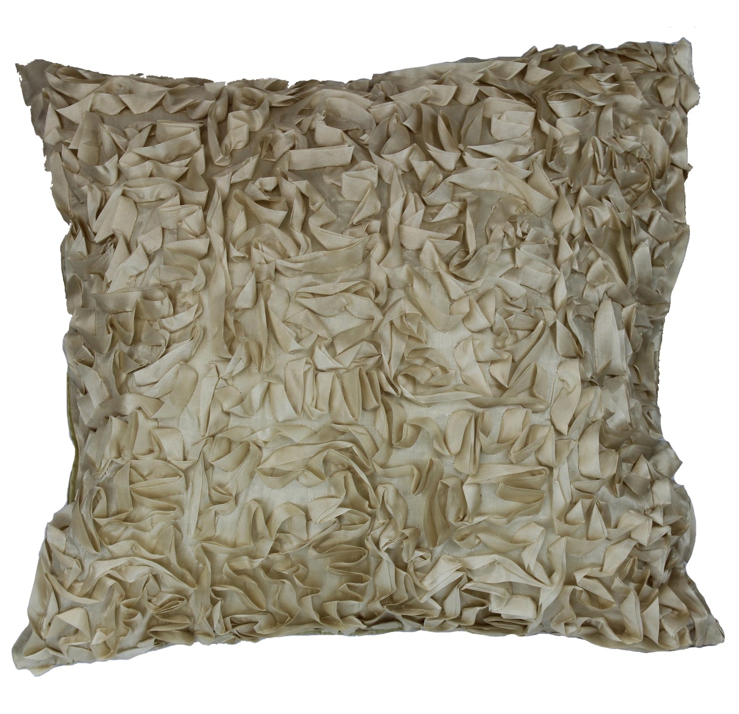 Silky Taffeta Abstract 3D Design  Decorative Throw Pillow Covers