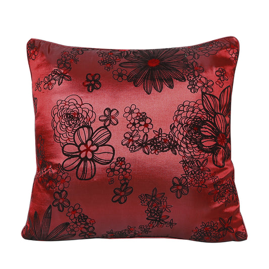Silky Bloom Daisy Flower Pattern Decorative Accent Throw Pillow
