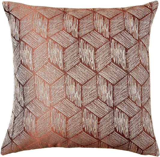 Fortune 3D Geometric Pattern Decorative Accent Throw Pillow