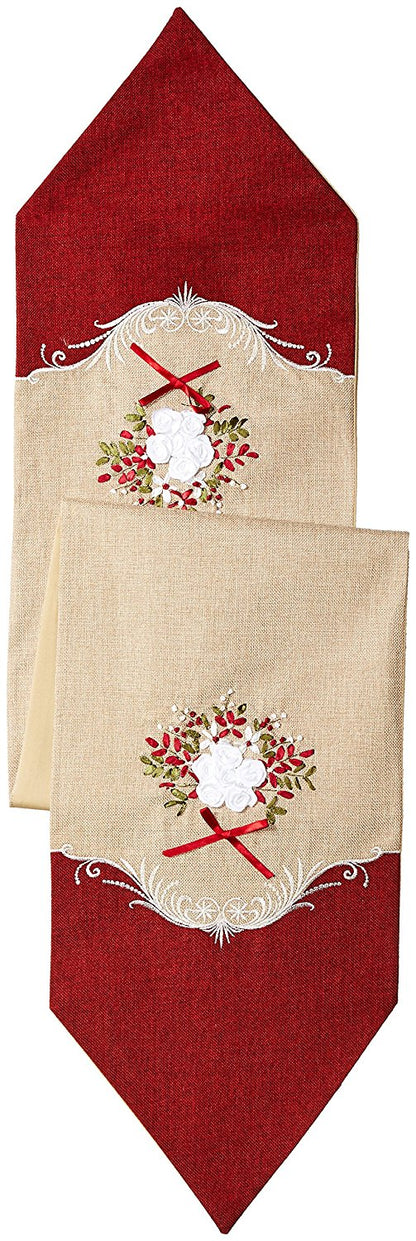 Artistic Decorative Burlap Decorative Table Runner