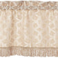 Victoria Chenille Abstract Pattern Decorative Window Treatment Rod Pocket Curtain Straight Valance