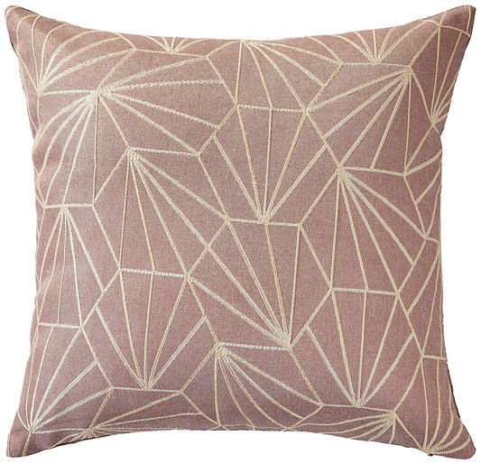 Victoria Chenille Abstract Hexagon Design Decorative Throw Pillow Covers