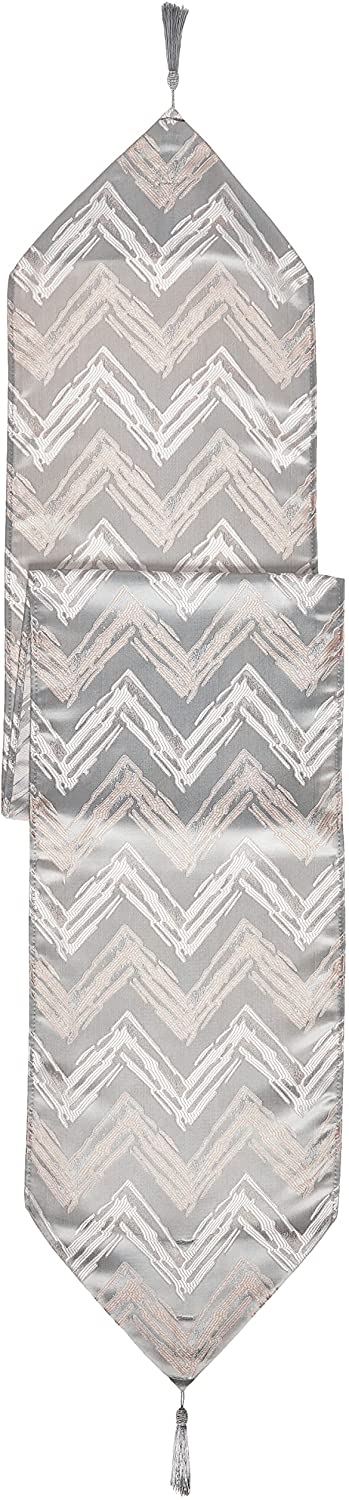 Fantasy Modern Zig Zag Chevron Pattern Decorative Table Runner