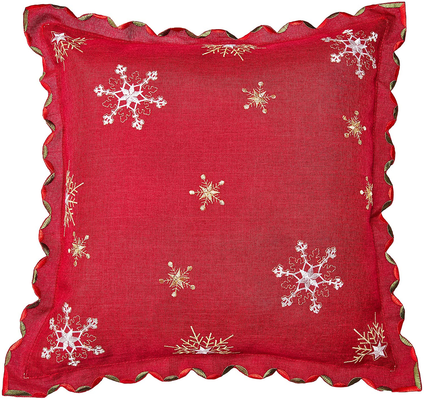 Seasonal Xmas Christmas Holiday Essenial Pattern Decorative Throw Pillow Cover