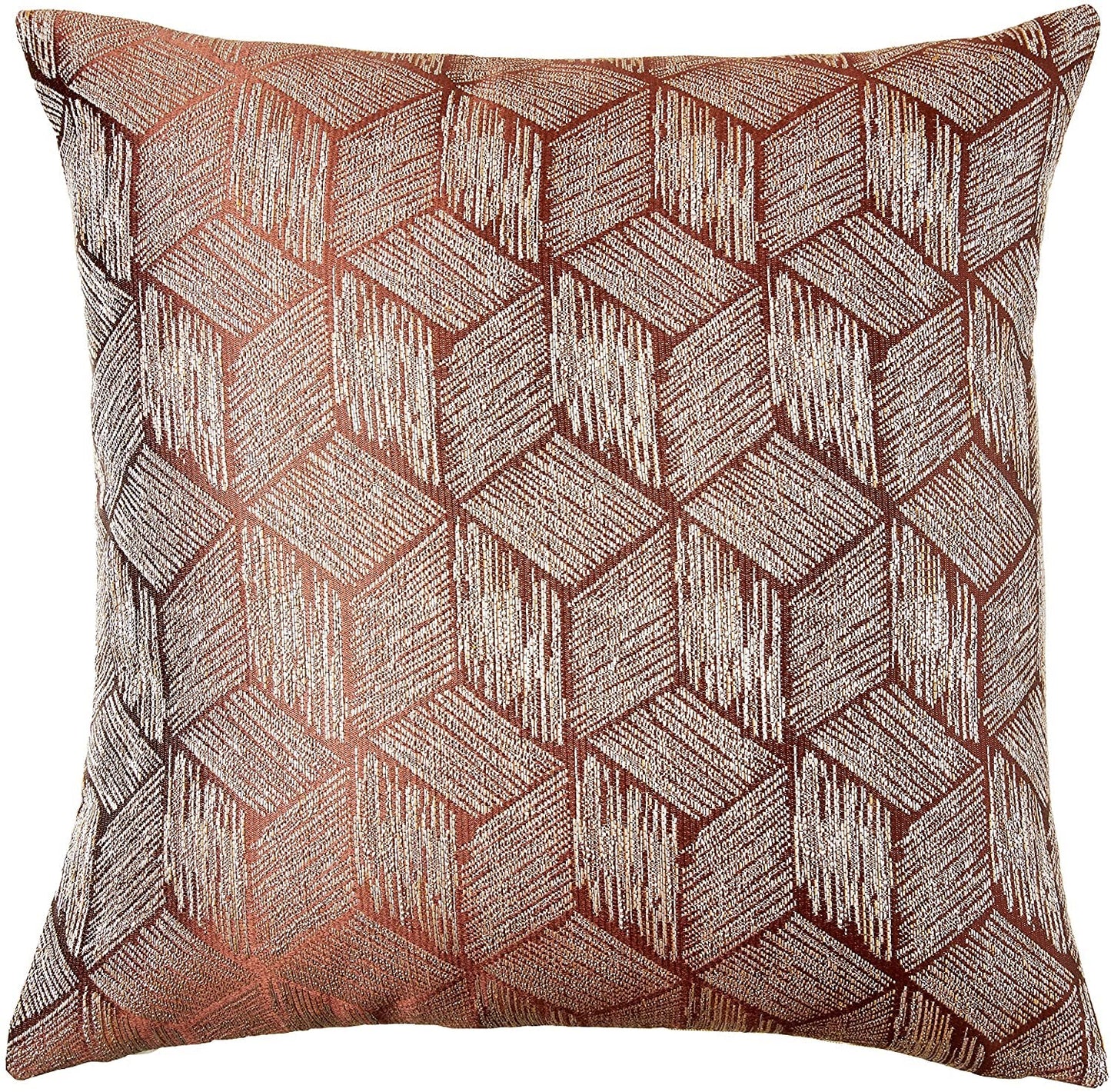 Fortune 3D Geometric Pattern Decorative Throw Pillow Cover