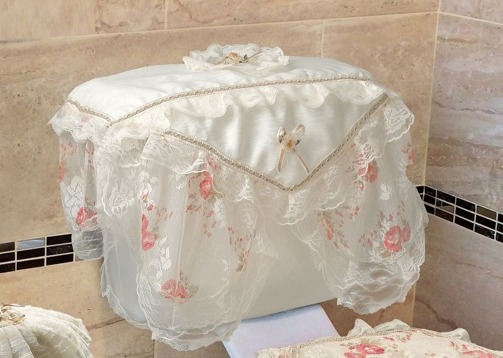 Luxurious And Elegant - Eden Lace Bathroom Tissue Box Cover