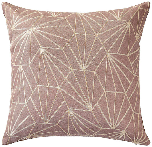 Victoria Chenille Abstract Haxegon Design Decorative Accent Throw Pillow