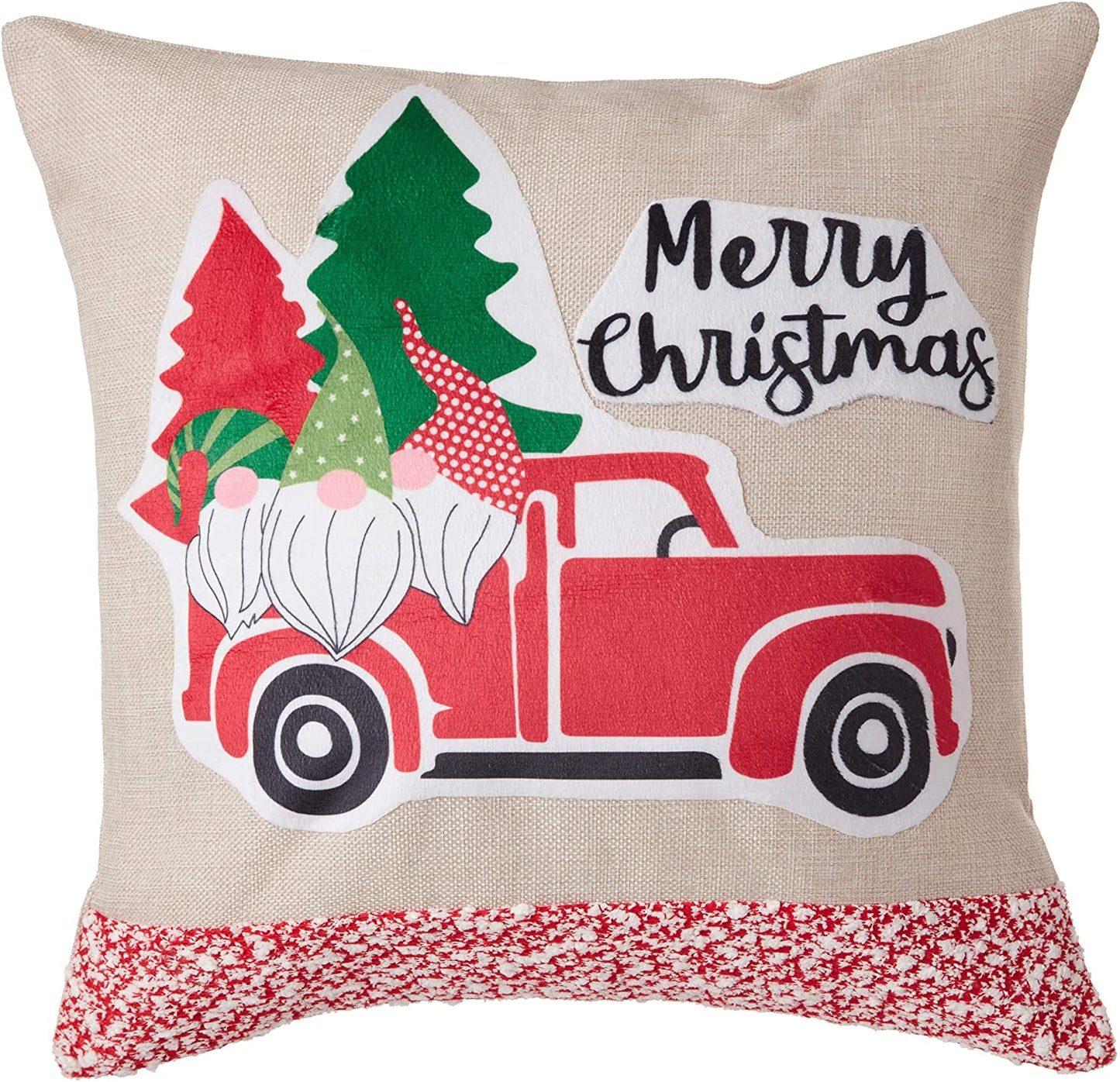 Christmas Ornaments Modern Pattern Decorative Throw Pillow Cover