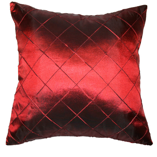 Silky Checks Decorative Accent Throw Pillow