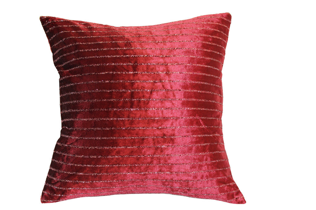 Velveteen Decorative Accent Throw Pillow