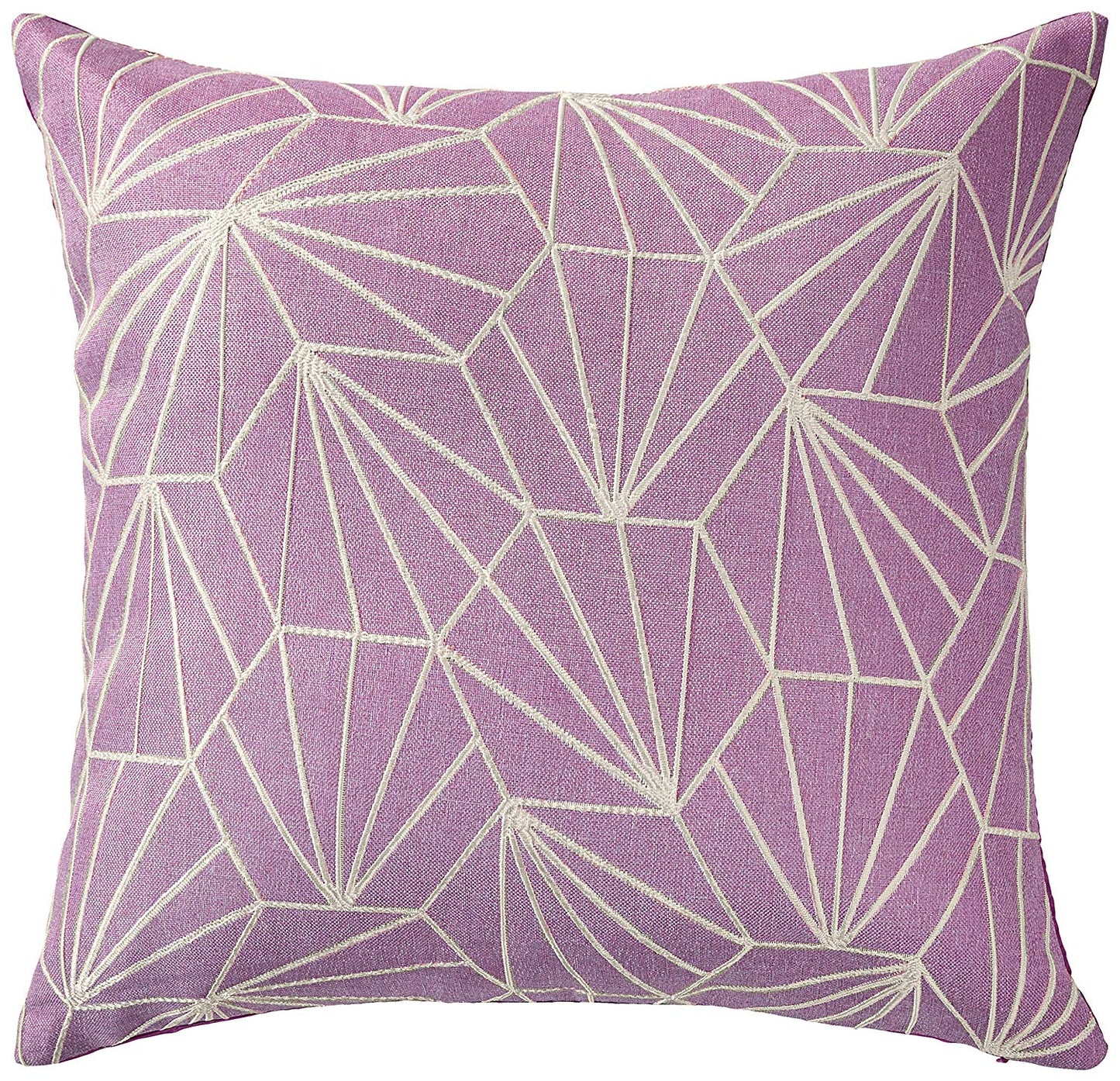 Victoria Chenille Abstract Haxegon Design Decorative Accent Throw Pillow