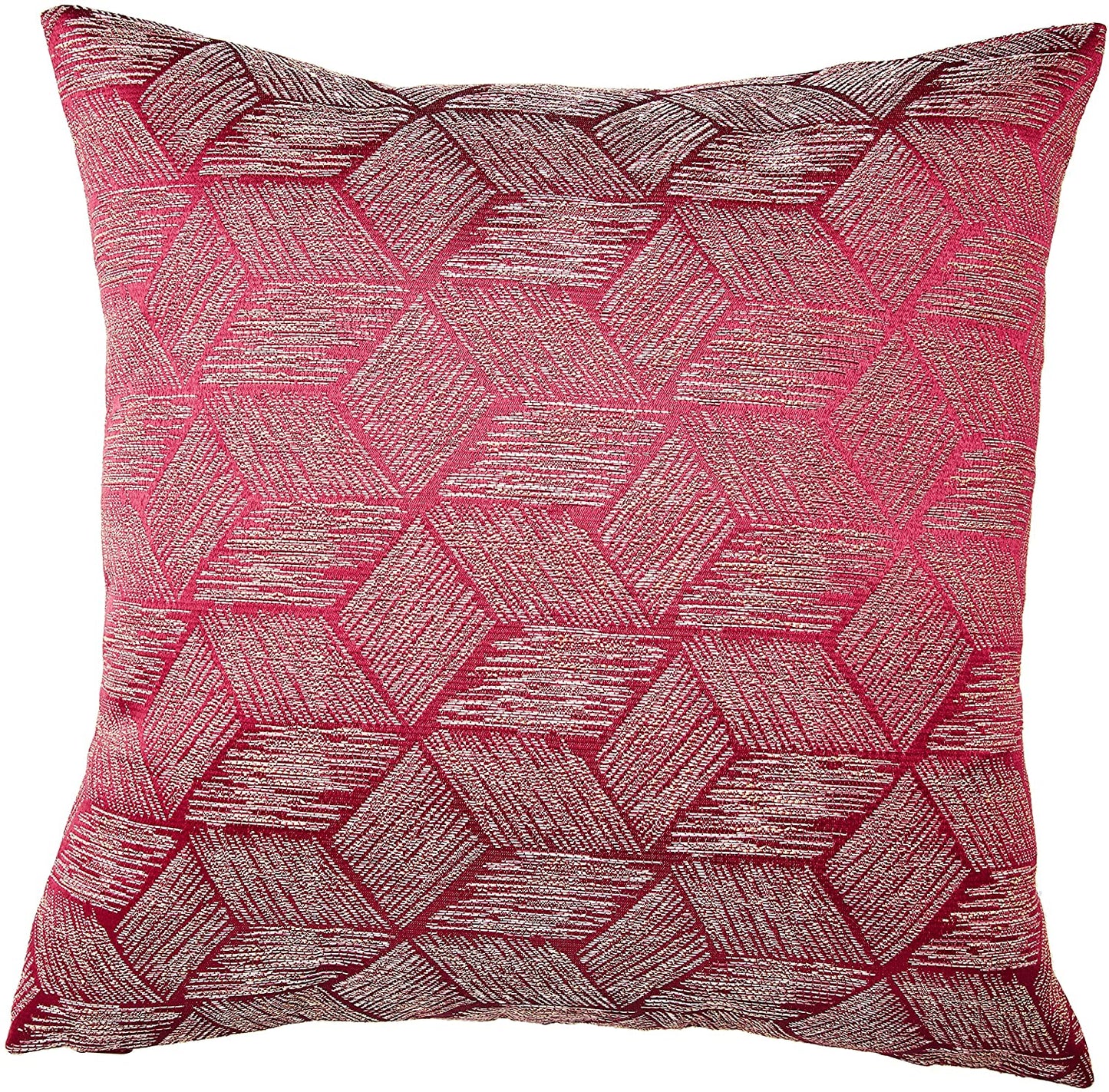 Fortune 3D Geometric Pattern Decorative Accent Throw Pillow