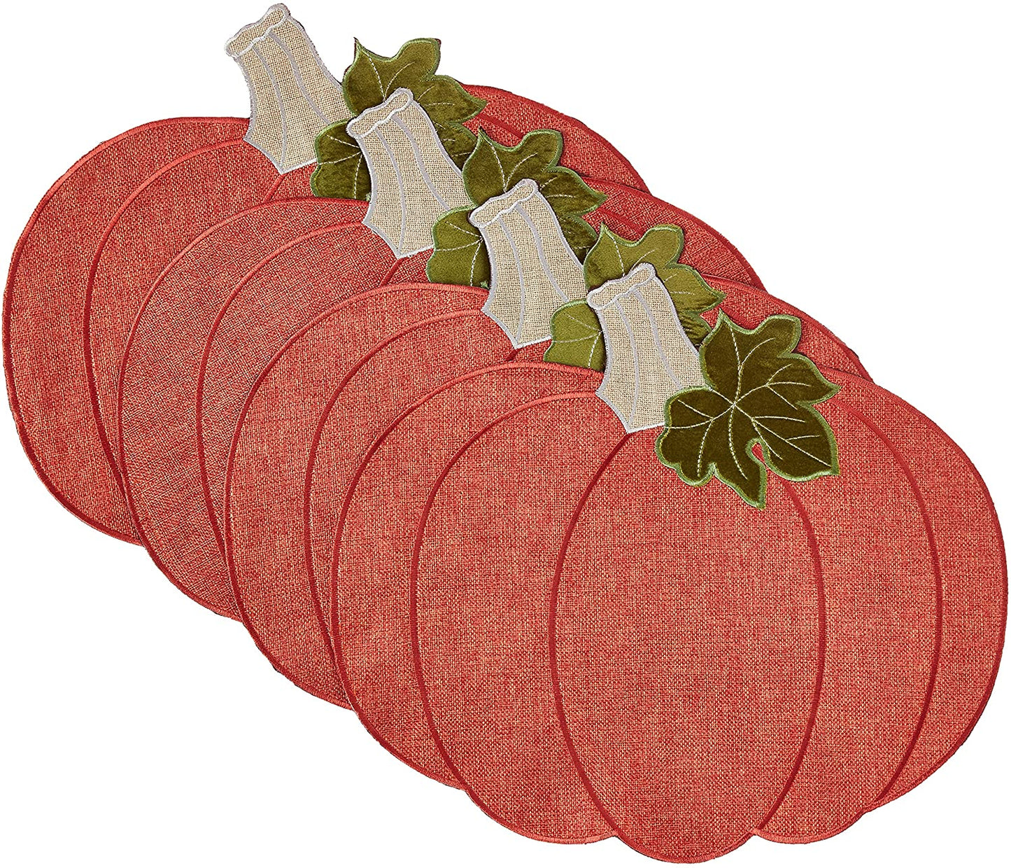 Thanksgiving Harvest Fall Pumpkin Pattern Decorative Place Mats