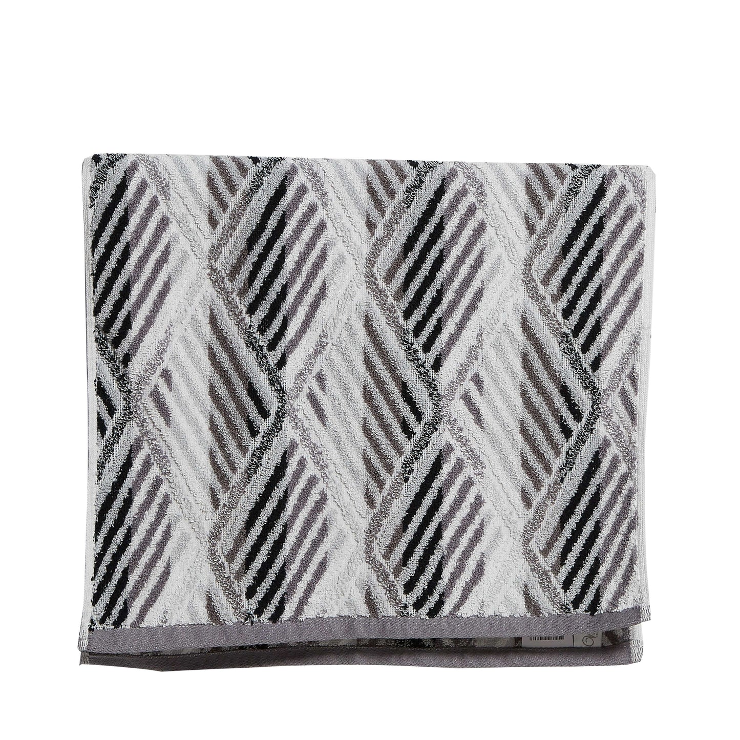 LimeStone, Black Hand Towels - Set of 2,