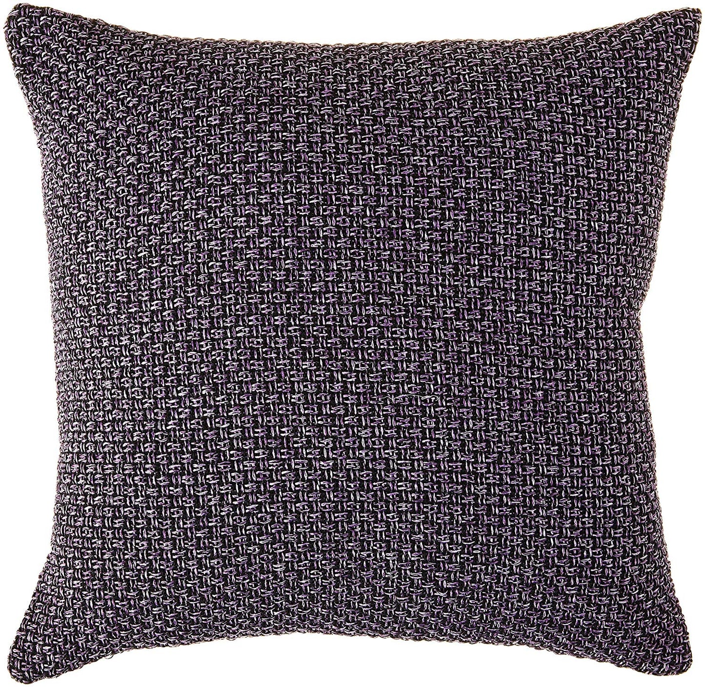Chenille Basket Weave Design Decorative Accent Throw Pillow