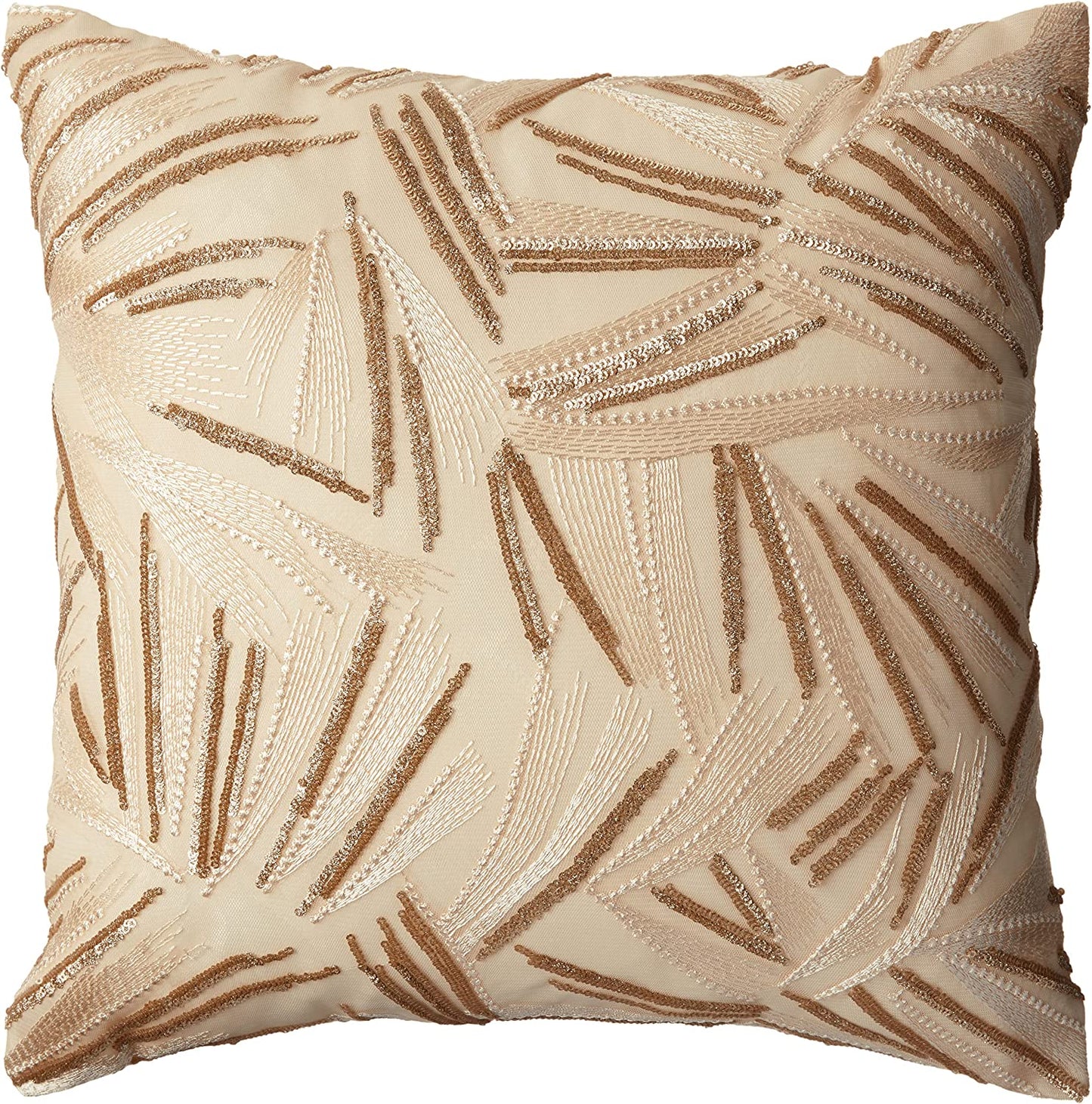 Rosetta Wheat Spikelets Pattern Decorative Throw Pillow Cover