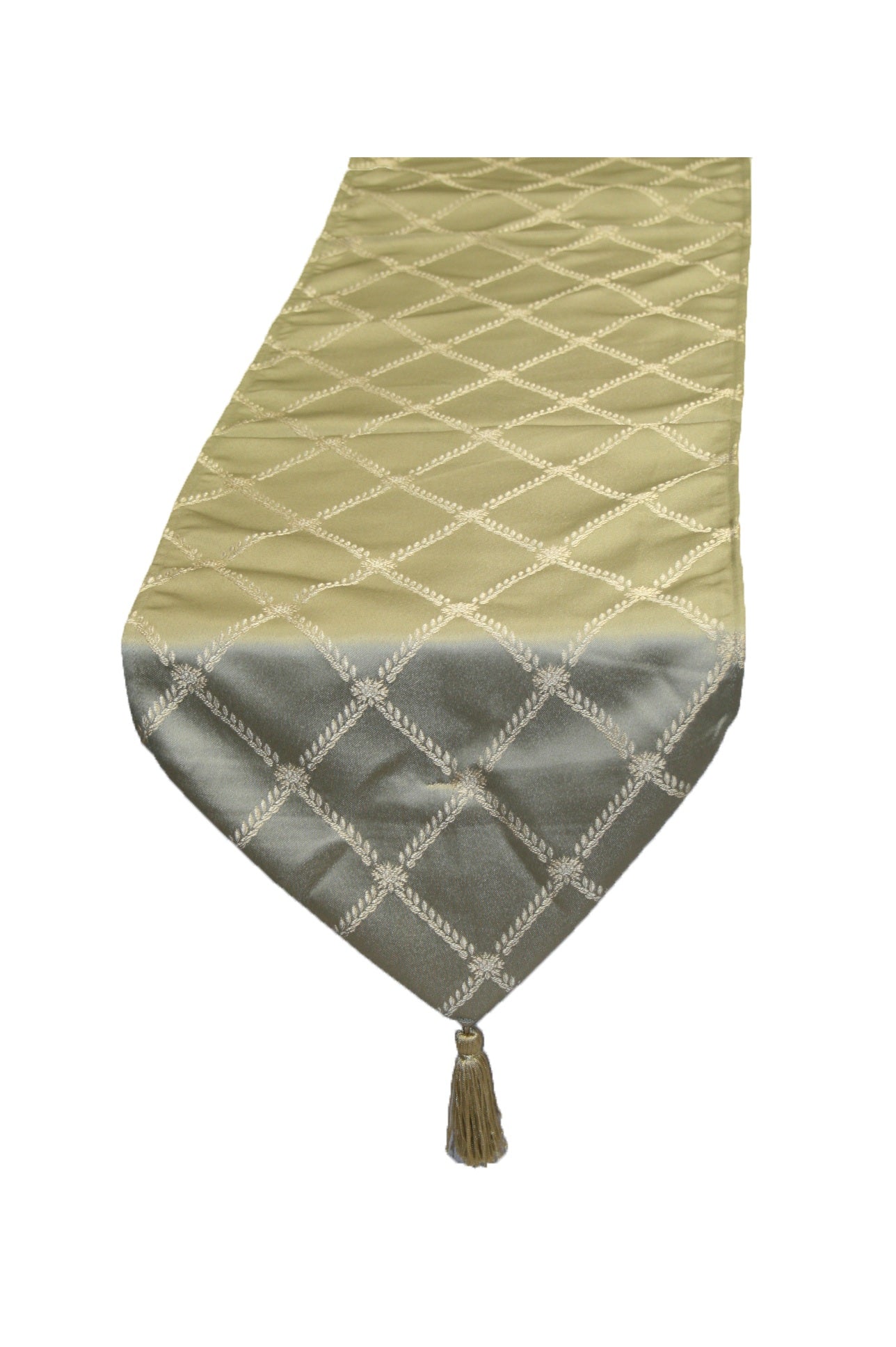 Diamond Damask Decorative Table Runner