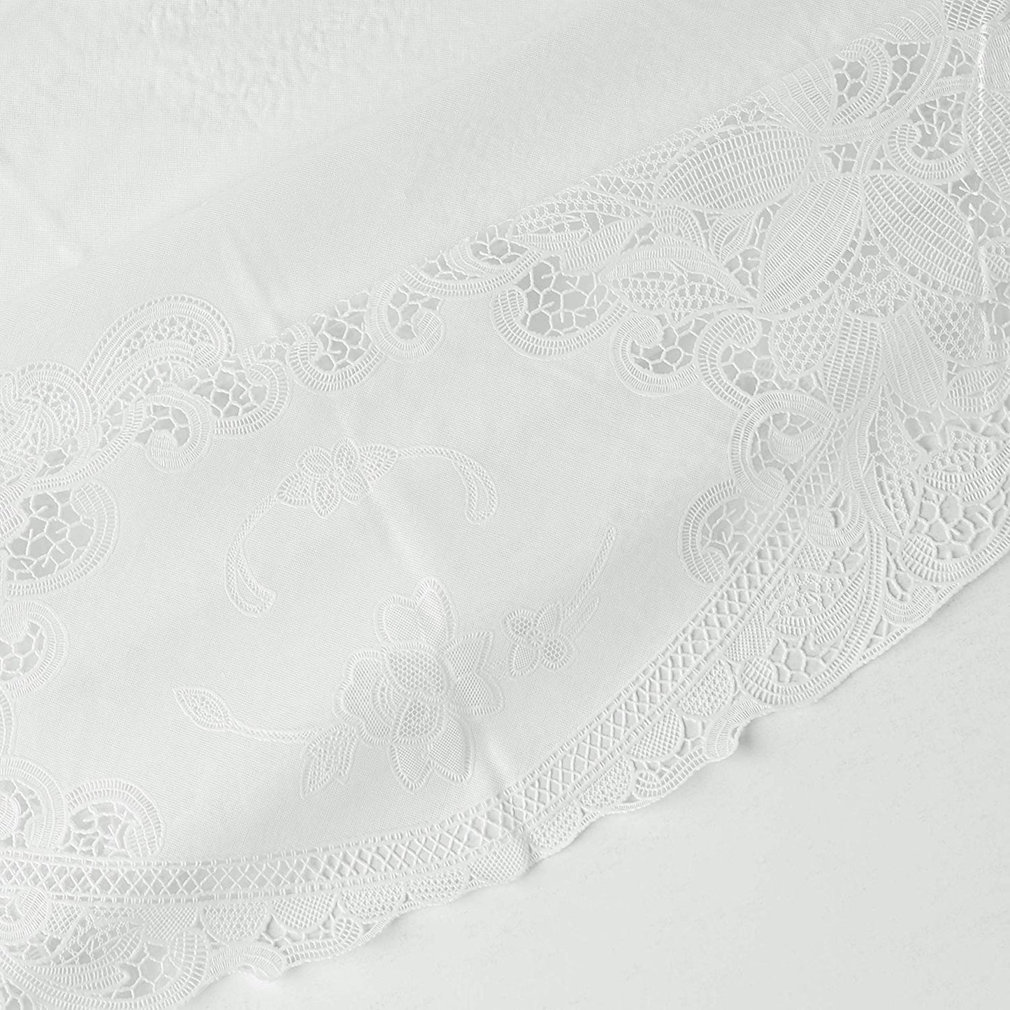 Vinyl Lace Battenberg embossed Floral Pattern