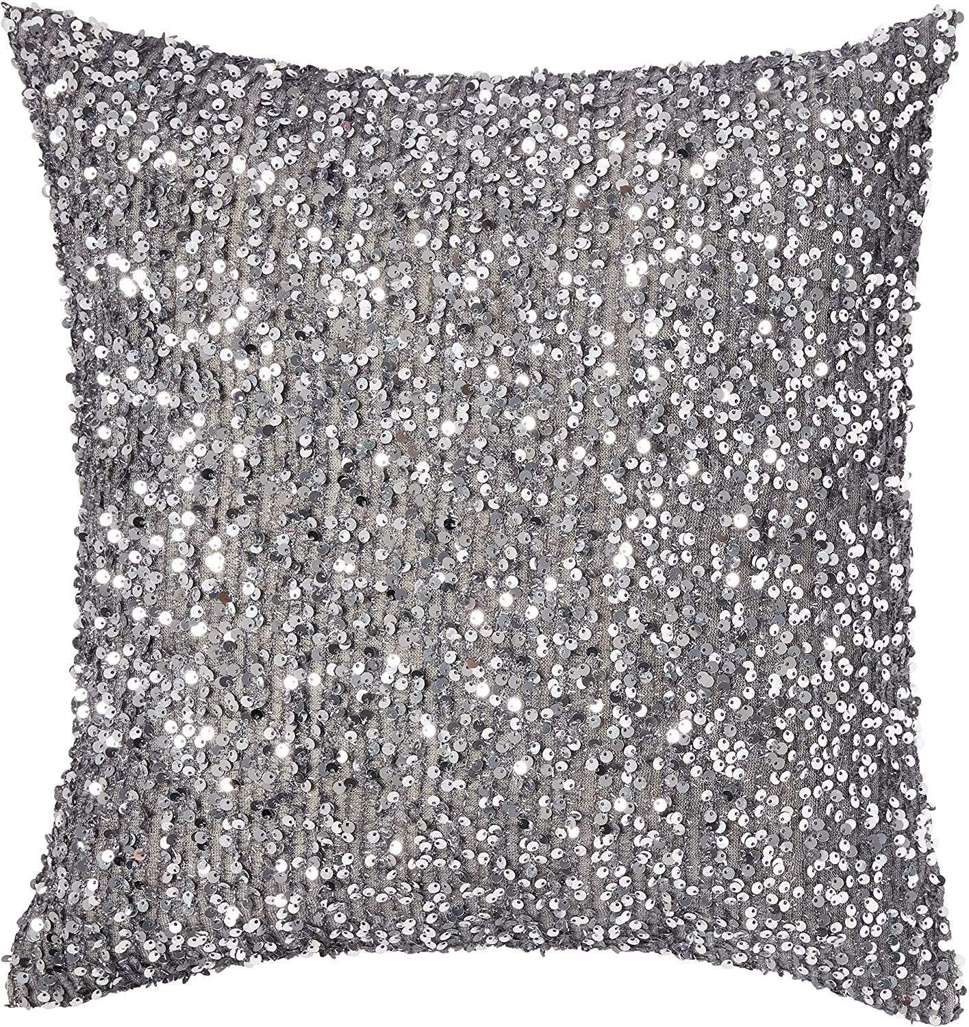 Twinkle Sparkling Sequins Pattern Decorative Throw Pillow Cover