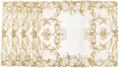 Glory Embroidered Lace Pattern Decorative Place Mats