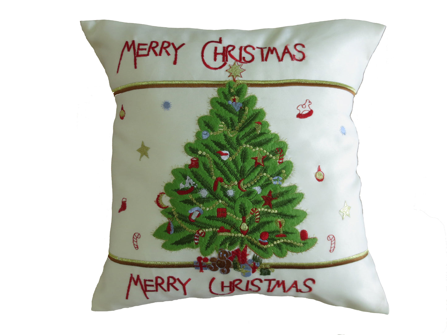 Seasonal Christmas Classic Decorative Accent Throw Pillow