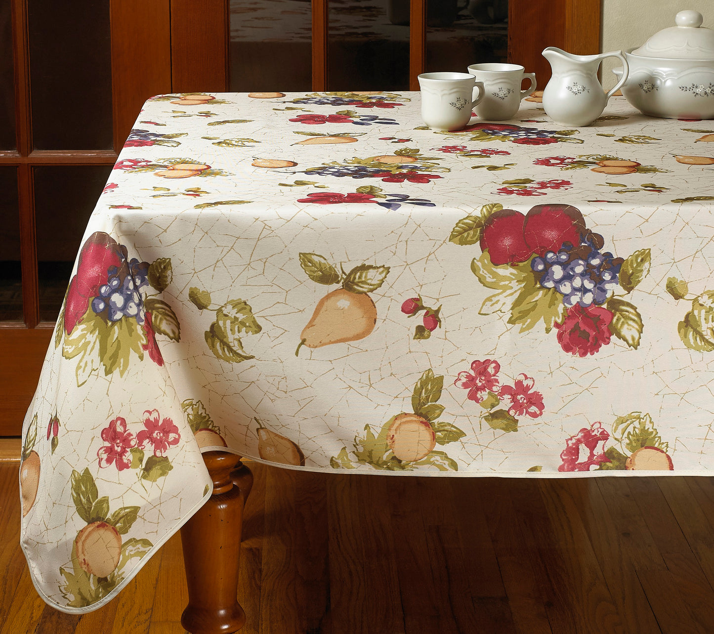 European Paradise Fruits Vintage Tablecloths