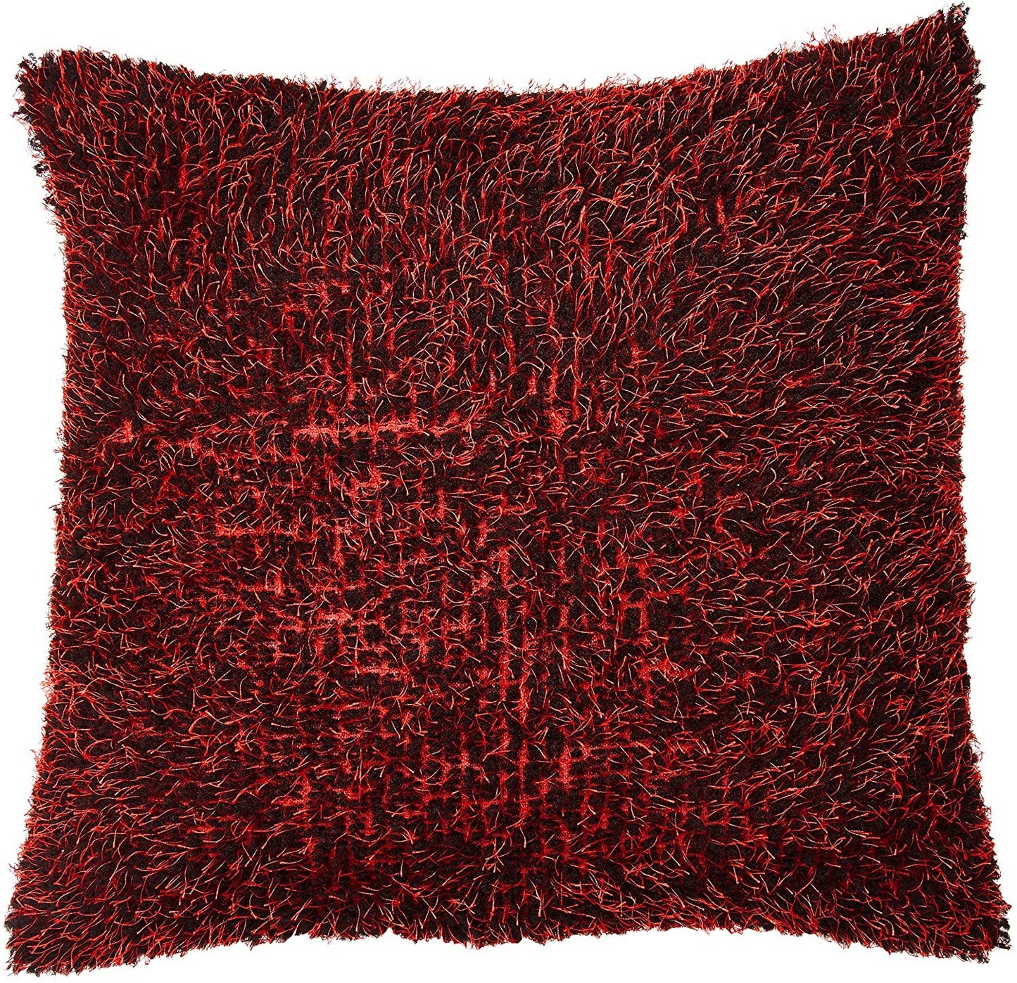 Cuddly Fuzzy Pattern Decorative Throw Pillow Cover