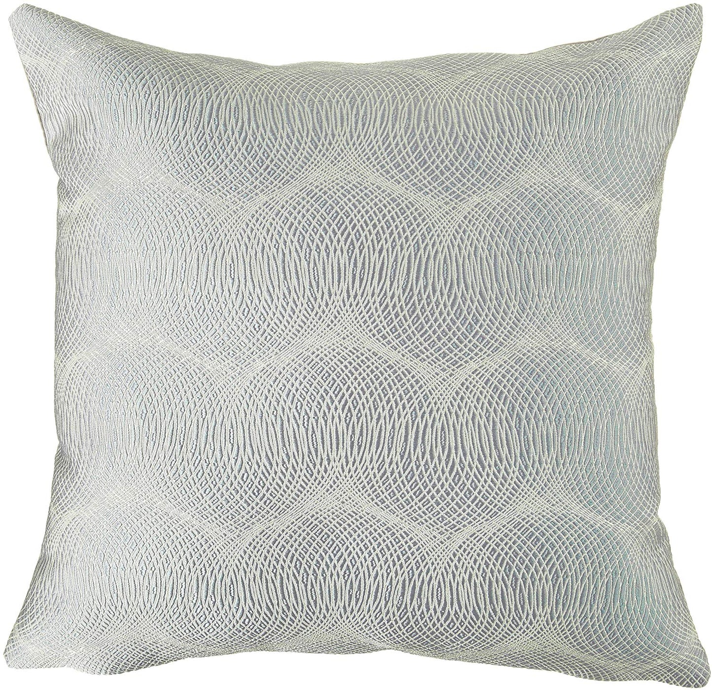 Circular Full Concentric Rings Spiral Pattern Decorative Accent Throw Pillow