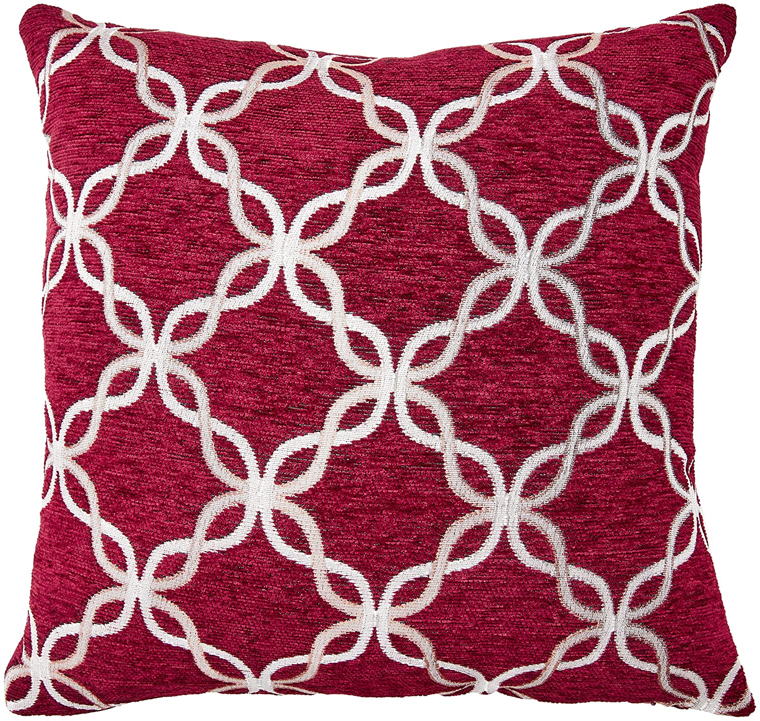 Signature Chenille Diamond pattern Decorative Accent Throw Pillow