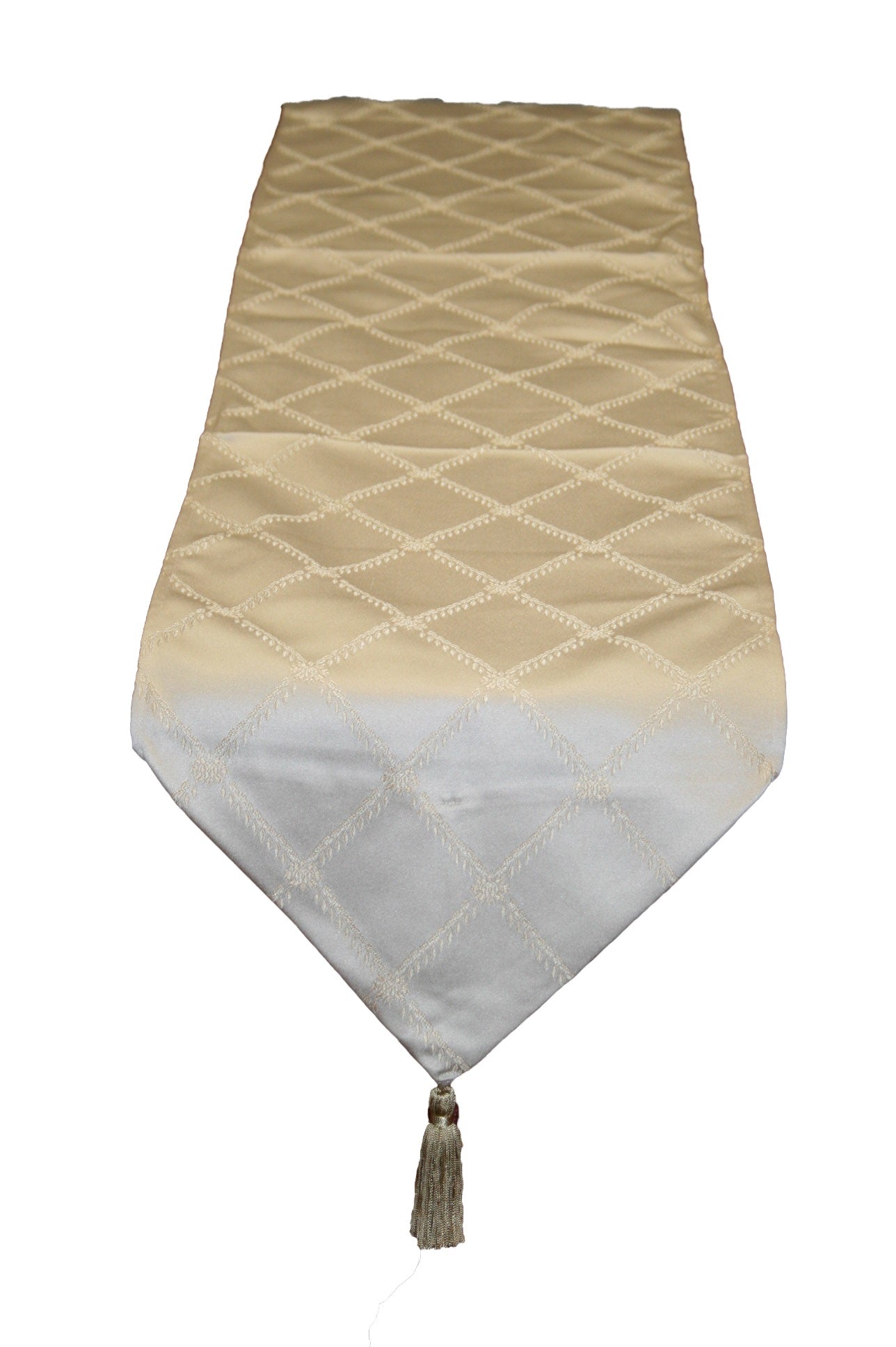 Diamond Damask Decorative Table Runner