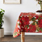 European Seasonal Botanical Christmas Tablecloths