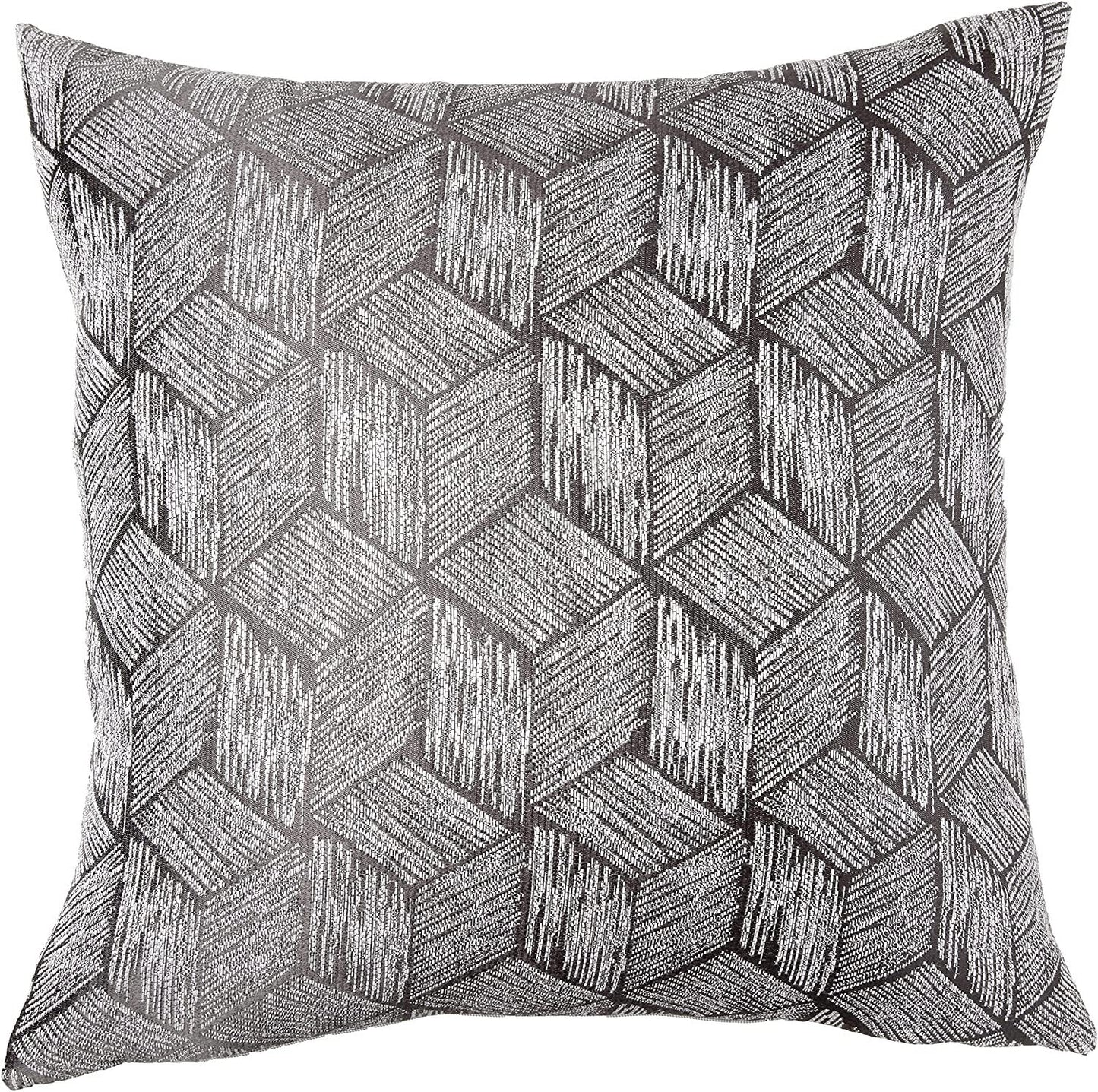 Fortune 3D Geometric Pattern Decorative Throw Pillow Cover