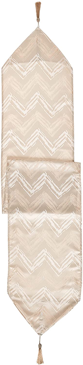 Fantasy Modern Zig Zag Chevron Pattern Decorative Table Runner