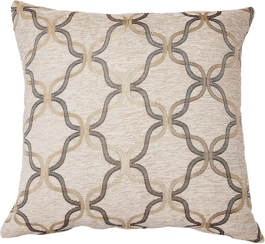 Signature Chenille Diamond pattern Decorative Accent Throw Pillow
