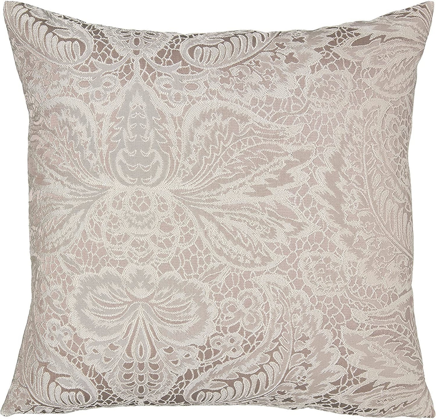 Pacifica Lace Look Damask Pattern Decorative Throw Pillow Cover