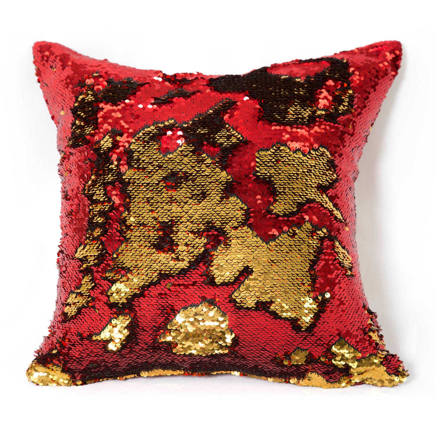 Bally Decorative Mermaid Reversible Sequin Decorative Accent Throw Pillow